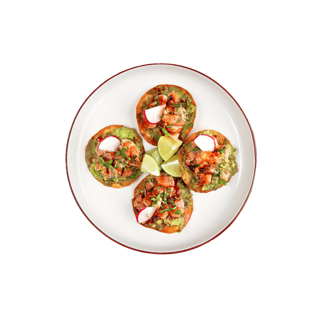 Salmon Tostadas